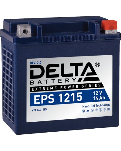 Delta EPS 1215. Аккумулятор герметичный свинцово-кислотный стартерный. Delta в Санкт-Петербурге