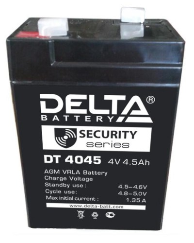 Delta DT 4045 (47мм). Аккумулятор герметичный свинцово-кислотный. Delta в Санкт-Петербурге
