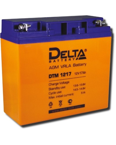 Delta DTM 1217. Аккумулятор герметичный свинцово-кислотный. Delta в Санкт-Петербурге