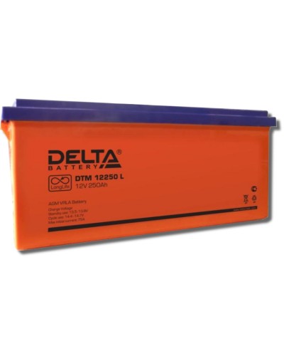 Delta DTM 12250 L. Аккумулятор герметичный свинцово-кислотный. Delta в Санкт-Петербурге