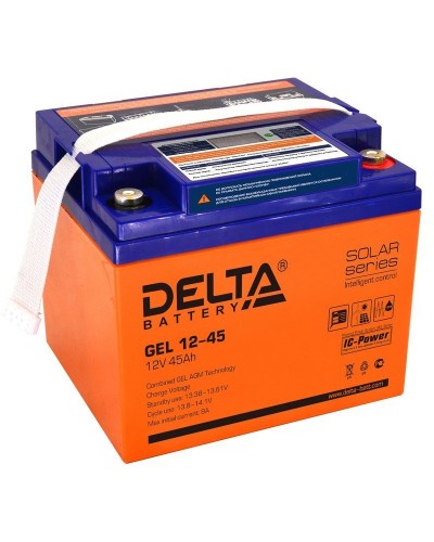 Delta GEL 12-45. Аккумулятор герметичный свинцово-кислотный. Delta в Санкт-Петербурге