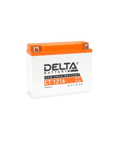 Delta CT 1216. Аккумулятор герметичный свинцово-кислотный стартерный. Delta в Санкт-Петербурге