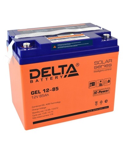 Delta GEL 12-85. Аккумулятор герметичный свинцово-кислотный. Delta в Санкт-Петербурге