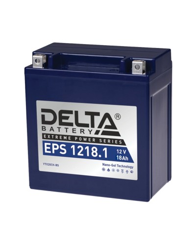 Delta EPS 1218.1. Аккумулятор герметичный свинцово-кислотный стартерный. Delta в Санкт-Петербурге