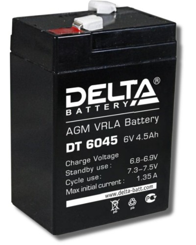 Delta DT 6045. Аккумулятор герметичный свинцово-кислотный. Delta в Санкт-Петербурге