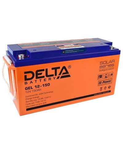 Delta GEL 12-150. Аккумулятор герметичный свинцово-кислотный. Delta в Санкт-Петербурге