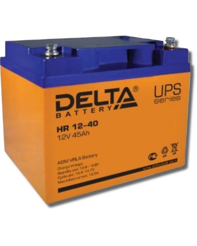 Delta HR 12-40. Аккумулятор герметичный свинцово-кислотный. Delta в Санкт-Петербурге