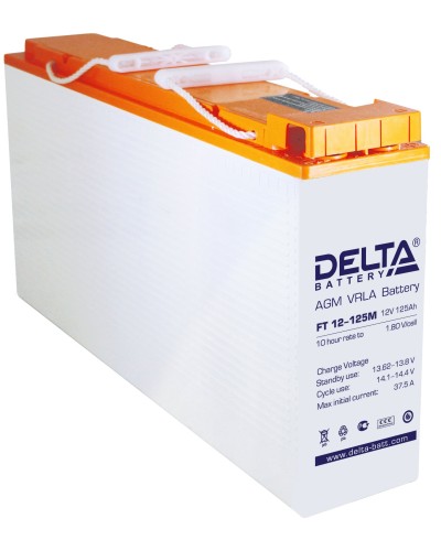 Delta FT 12-125 M. Аккумулятор герметичный свинцово-кислотный. Delta в Санкт-Петербурге