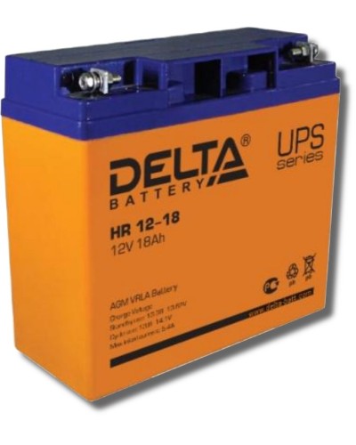 Delta HR 12-18. Аккумулятор герметичный свинцово-кислотный. Delta в Санкт-Петербурге