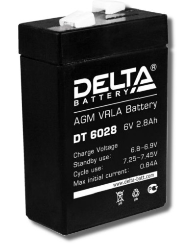 Delta DT 6028. Аккумулятор герметичный свинцово-кислотный. Delta в Санкт-Петербурге