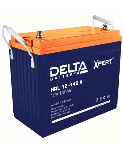 Delta HRL 12-140 X. Аккумулятор герметичный свинцово-кислотный. Delta в Санкт-Петербурге