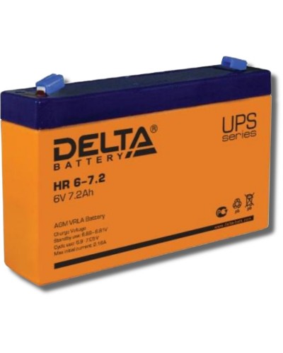 Delta HR 6-7.2. Аккумулятор герметичный свинцово-кислотный. Delta в Санкт-Петербурге