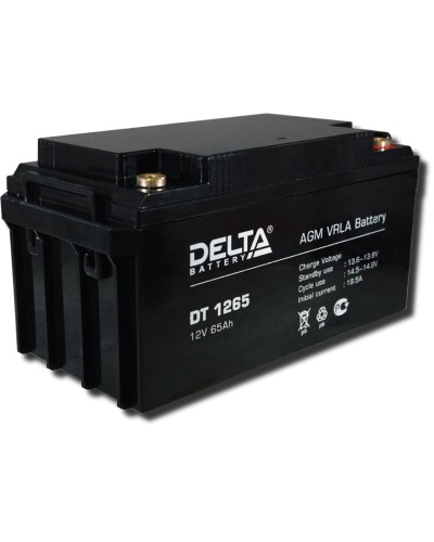 Delta DT 1265. Аккумулятор герметичный свинцово-кислотный. Delta в Санкт-Петербурге