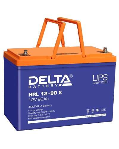 Delta HRL 12-90 X. Аккумулятор герметичный свинцово-кислотный. Delta в Санкт-Петербурге