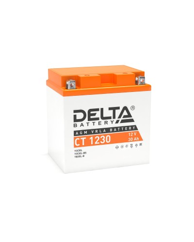Delta CT 1230. Аккумулятор герметичный свинцово-кислотный стартерный. Delta в Санкт-Петербурге
