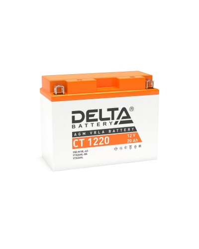 Delta CT 1220. Аккумулятор герметичный свинцово-кислотный стартерный. Delta в Санкт-Петербурге