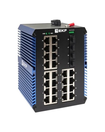 TSX-U-4GX/SFP-24GTP. Промышленный неуправляемый коммутатор. EKF в Санкт-Петербурге