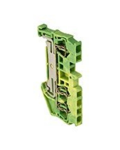 JXB-ST-2.5 3-проводная, земля, желто-зеленная (plc-jxb-st-2.5-3-pen). Колодка клеммная пружинная. EKF в Санкт-Петербурге