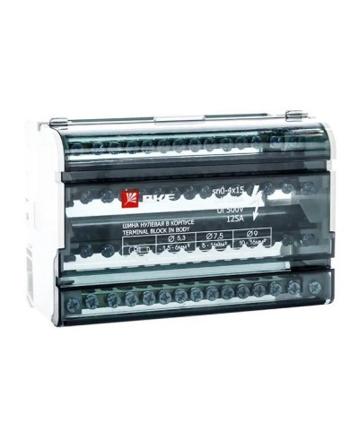 Шина нулевая в корпусе 4х15 (sn0-4х15). Шина нулевая в корпусе. EKF в Санкт-Петербурге