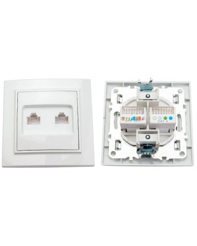 Минск Розетка RJ-45+Phone СП (ERK00-135-10). Розетка RJ-45+Phone СП. EKF в Санкт-Петербурге