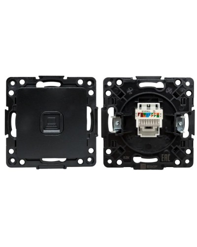 Стокгольм Механизм Розетки RJ-45 1-местной (EZK01-035-10). Механизм Розетки RJ-45 1-местной. EKF в Санкт-Петербурге