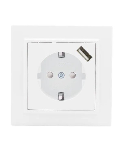 Минск Розетка 1-местная СП с/з 16А (ERR16-028-100-USB). Розетка 1-местная СП с/з 16А. EKF в Санкт-Петербурге