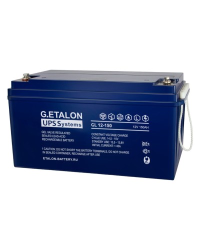 G.ETALON GL 12-150. Аккумулятор герметичный свинцово-кислотный. ETALON в Санкт-Петербурге