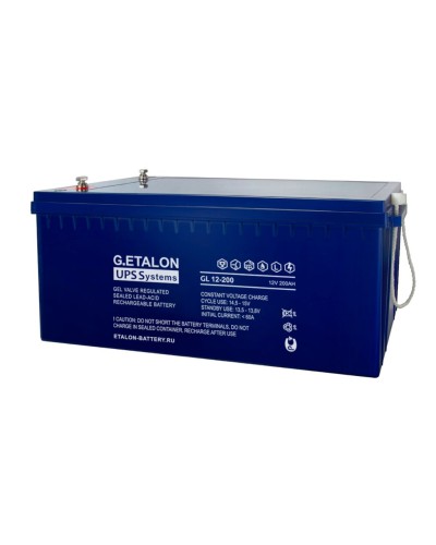 G.ETALON GL 12-200. Аккумулятор герметичный свинцово-кислотный. ETALON в Санкт-Петербурге