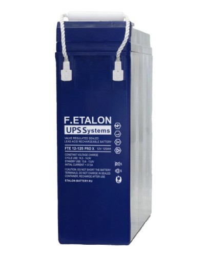 F.ETALON FTE 12-125 PRO X. Аккумулятор герметичный свинцово-кислотный. ETALON в Санкт-Петербурге