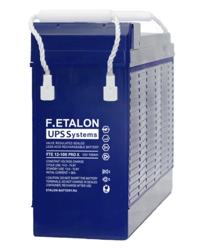 F.ETALON FTE 12-100 PRO X. Аккумулятор герметичный свинцово-кислотный. ETALON в Санкт-Петербурге
