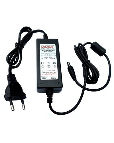 24W/12V/2A. Импульсный блок питания в пластиковом корпусе. FARADAY в Санкт-Петербурге