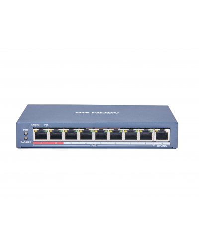 DS-3E0109P-E(C). Коммутатор с питанием POE. Hikvision в Санкт-Петербурге