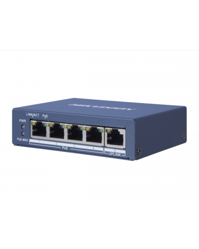 DS-3E0505P-E/M. Коммутатор с питанием POE. Hikvision в Санкт-Петербурге
