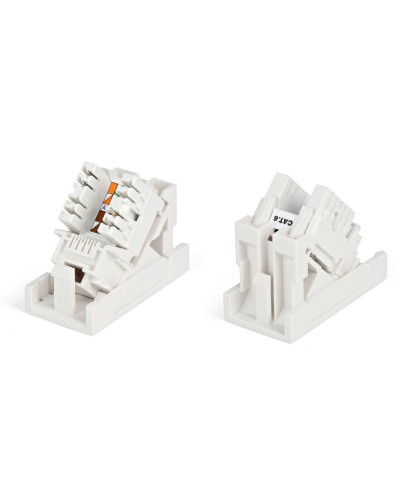 SIP2K-C6-M45-22.5. Вставка 45x22,5 с наклонным модулем RJ-45 категории 6. Hyperline в Санкт-Петербурге