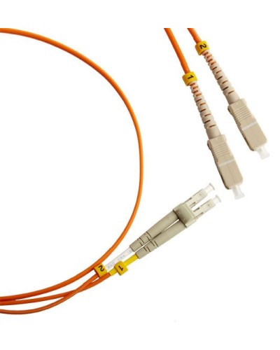 FC-D2-50-LC/PR-SC/PR-H-1M-LSZH-OR. Патч-корд волоконно-оптический LC-SC. Hyperline в Санкт-Петербурге