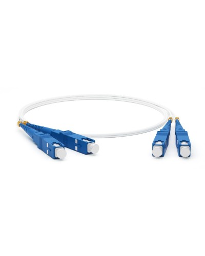 FC-D2-9A1-SC/UR-SC/UR-H-1M-LSZH-WH. Патч-корд волоконно-оптический SC-SC. Hyperline в Санкт-Петербурге