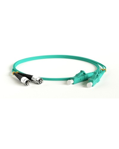 FC-D2-503-FC/PR-LC/PR-H-1M-LSZH-AQ. Патч-корд волоконно-оптический многомодовый. Hyperline в Санкт-Петербурге