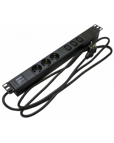 SHE19-3SH-3IEC-2.5EU. Блок розеток 19. Hyperline в Санкт-Петербурге