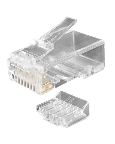 PLUG-8P8C-UV-C6-100 (100 шт). Разъем RJ-45. Hyperline в Санкт-Петербурге