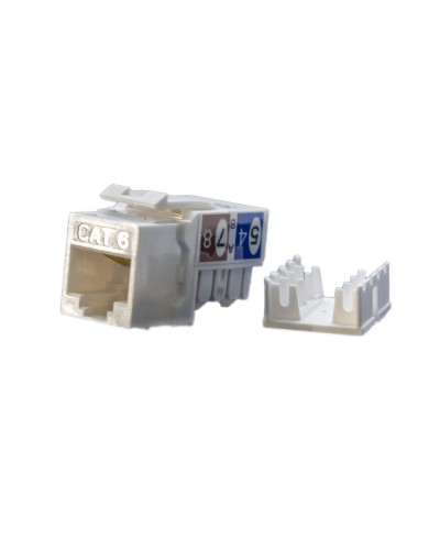 KJ9-8P8C-C6-90-WH. Вставка Keystone Jack RJ-45. Hyperline в Санкт-Петербурге
