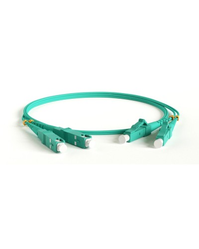 FC-D2-503-LC/PR-SC/PR-H-10M-LSZH-AQ. Патч-корд волоконно-оптический многомодовый. Hyperline в Санкт-Петербурге