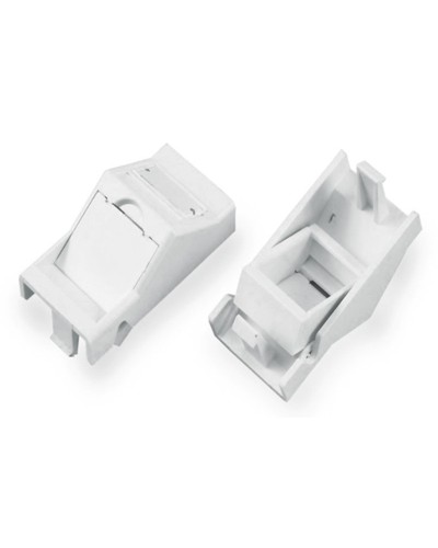 SIP2A-1K-M45-22.5. Вставка угловая 45x22.5 (аналог Mosaic) для 1 модуля формата Keystone Jack. Hyperline в Санкт-Петербурге