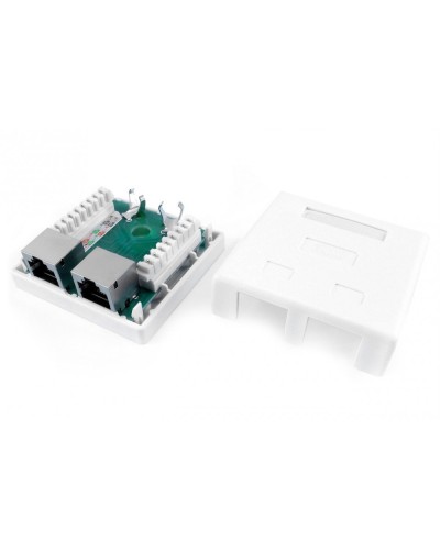 SB1-2-8P8C-C6-SH-WH. Розетка RJ-45. Hyperline в Санкт-Петербурге