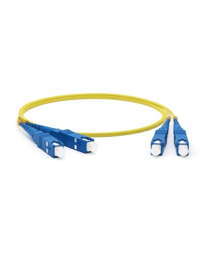 FC-D2-9-SC/UR-SC/UR-H-15M-LSZH-YL. Патч-корд волоконно-оптический. Hyperline в Санкт-Петербурге