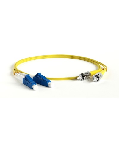 FC-D2-9-LC/UR-ST/UR-H-3M-LSZH-YL. Патч-корд волоконно-оптический одномодовый. Hyperline в Санкт-Петербурге