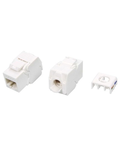 KJ8-8P8C-C6-180-TLS-WH. Вставка Keystone Jack RJ-45. Hyperline в Санкт-Петербурге