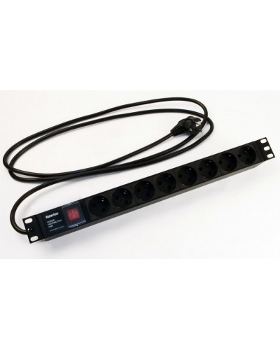 SHE19-8SH-S-2.5EU. Блок розеток 19. Hyperline в Санкт-Петербурге