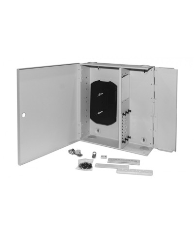 FO-WBX-6xSLT-W140H42-48UN-GY. Кросс оптический настенный. Hyperline в Санкт-Петербурге