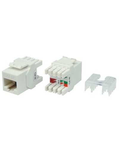 KJ8-8P8C-C5e-180-WH. Вставка Keystone Jack RJ-45. Hyperline в Санкт-Петербурге