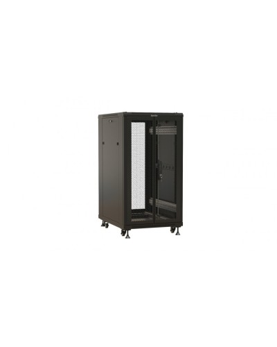 TTBR-1868-DD-RAL9004. Шкаф телекоммуникационный 19 напольный 18U. Hyperline в Санкт-Петербурге